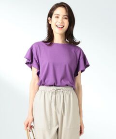 ANY / エニィ カットソー | 【UVケア・接触冷感】フレアTブラウス Tシャツ