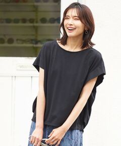 【大ヒット商品】【UVケア・接触冷感】タックTブラウス Tシャツ