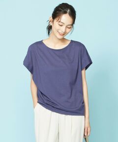 【大ヒット商品】【UVケア・接触冷感】タックTブラウス Tシャツ