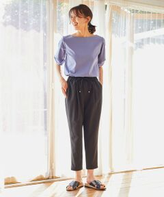 ANY / エニィ その他パンツ | 【洗える】【UVケア】リネンライクドロスト テーパードパンツ