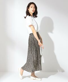 ANY / エニィ ミニ・ひざ丈スカート | 【洗える】ダブルプリーツ スカート