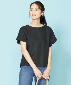 ANY / エニィ シャツ・ブラウス | ライトリネンフレアスリーブ ブラウス