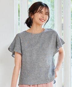 ANY / エニィ シャツ・ブラウス | ライトリネンフレアスリーブ ブラウス