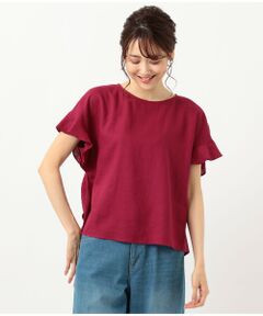 ANY / エニィ シャツ・ブラウス | ライトリネンフレアスリーブ ブラウス