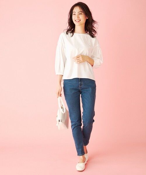 ANY / エニィ シャツ・ブラウス | 【UVケア】【抗菌防臭】ふんわり袖ブラウス | 詳細1