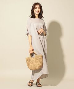 ANY / エニィ ロング・マキシ丈ワンピース | ワッシャーコンビワンピース