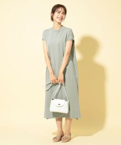 ANY / エニィ ロング・マキシ丈ワンピース | オーガビッツモックネック ワンピース