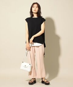 ANY / エニィ その他パンツ | リネンライク スリットパンツ