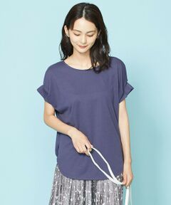 【UVケア・接触冷感】コンシャススリーブTブラウス Tシャツ