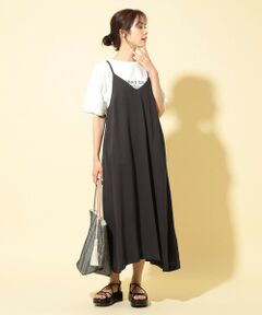 ANY / エニィ ロング・マキシ丈ワンピース | ナチュラルドライワッシャー キャミワンピ