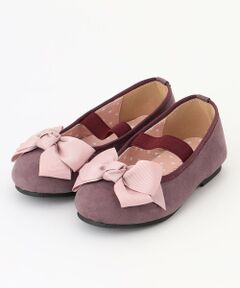 ANY / エニィ パンプス | スエードリボンバレエ パンプス