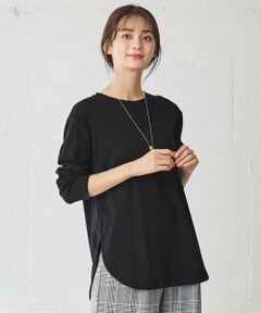 【洗える】USAコットンテール長袖 Tシャツ