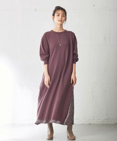 ANY / エニィ ニット・セーター | 【洗える】ロングニット×フラワースカート セット