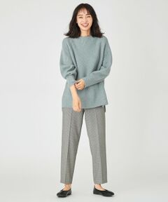 ANY / エニィ ニット・セーター | 【洗える】ラムウールボリュームスリーブ畦 ニット