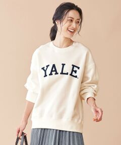 ANY / エニィ スウェット | 【洗える】カレッジロゴ裏毛クルーネック スウェット