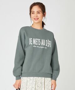 ANY / エニィ スウェット | 【裏起毛・洗える】ロゴスウェット プルオーバー