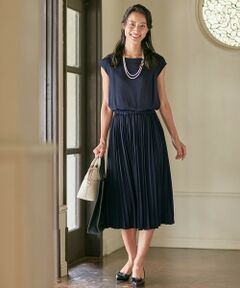 ANY / エニィ ロング・マキシ丈ワンピース | セレモニープリーツ ワンピース