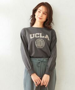 【洗える】オーガビッツカレッジロゴ長袖 Tシャツ