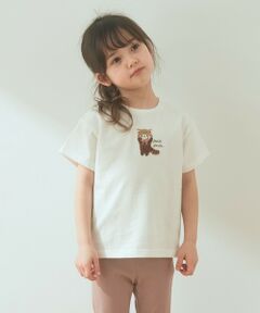 オーガビッツアニマルサガラ刺繍Ｔシャツ