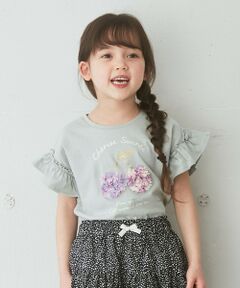 ANY / エニィ カットソー | モシャモシャモチーフTシャツ