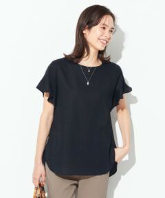 ANY / エニィ シャツ・ブラウス | 【洗える】ライトリネンクロスフレアスリーブ ブラウス