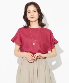 ANY / エニィ シャツ・ブラウス | 【洗える】ライトリネンクロスフレアスリーブ ブラウス