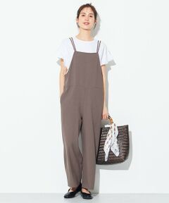 ANY / エニィ サロペット・オールインワン | 【接触冷感・UVケア】リネンライク サロペット