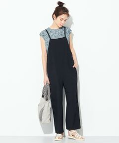 ANY / エニィ サロペット・オールインワン | 【接触冷感・UVケア】リネンライク サロペット