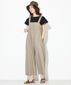 ANY / エニィ サロペット・オールインワン | 【接触冷感・UVケア】清涼リネン サロペット