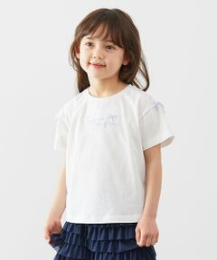 接触冷感レースアップTシャツ