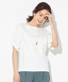 ANY / エニィ カットソー | 【定番人気】シルケットスムース袖口タック カットソー