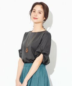 ANY / エニィ カットソー | 【定番人気】シルケットスムース袖口タック カットソー