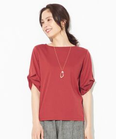 ANY / エニィ カットソー | 【定番人気】シルケットスムース袖口タック カットソー