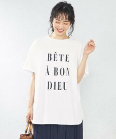 【接触冷感・UVケア】TCオーガビッツチュニックロゴ Tシャツ