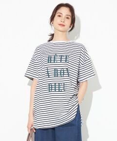 【接触冷感・UVケア】TCオーガビッツチュニックロゴ Tシャツ