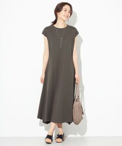 ANY / エニィ ロング・マキシ丈ワンピース | 【洗える】カットソーフレア ワンピース