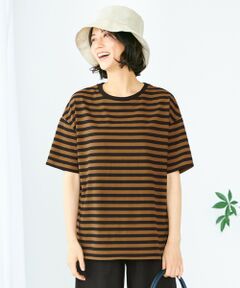 【洗える】リンガーボーダー Tシャツ