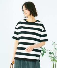 ANY / エニィ カットソー | 【洗える】リンガーボーダー Tシャツ