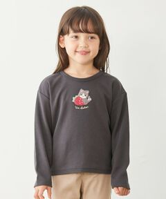 アニマルサガラ刺繍長袖Ｔシャツ