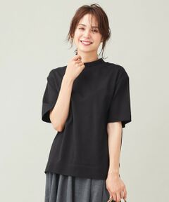 【抗菌・防臭】プレミアムベーシックモックネック半袖 Tシャツ