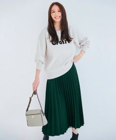 ANY / エニィ ミニ・ひざ丈スカート | 【14色展開/洗える】ウーリッシュ プリーツスカート