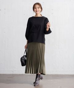 ANY / エニィ ミニ・ひざ丈スカート | 【14色展開/洗える】ウーリッシュ プリーツスカート