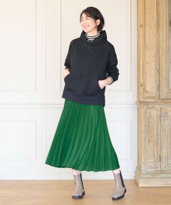 ANY / エニィ ミニ・ひざ丈スカート | 【14色展開/洗える】ウーリッシュ プリーツスカート