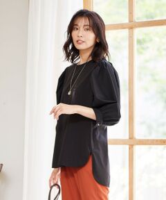ANY / エニィ カットソー | 【洗濯機可】袖ボリュームコンビカットソー