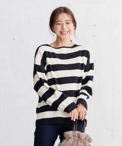 ANY / エニィ ニット・セーター | 【洗濯機可】ミラノリブボーダー ニット