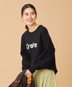 ANY / エニィ ニット・セーター | 【洗える】スウェットライクロゴニット