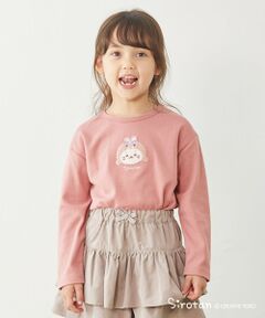 【しろたん×any FAM】しろたんサガラ刺繍長袖Tシャツ