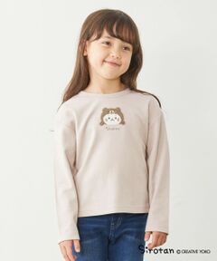 ANY / エニィ カットソー | 【しろたん×any FAM】しろたんサガラ刺繍長袖Tシャツ