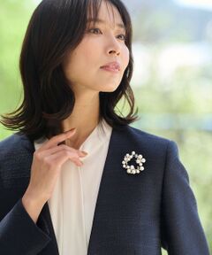 ANY / エニィ ブローチ・コサージュ | サークルパールブローチ