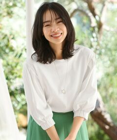 ANY / エニィ カットソー | 【洗濯機可・UVケア】ビューティベーシックタックスリーブ Tシャツ